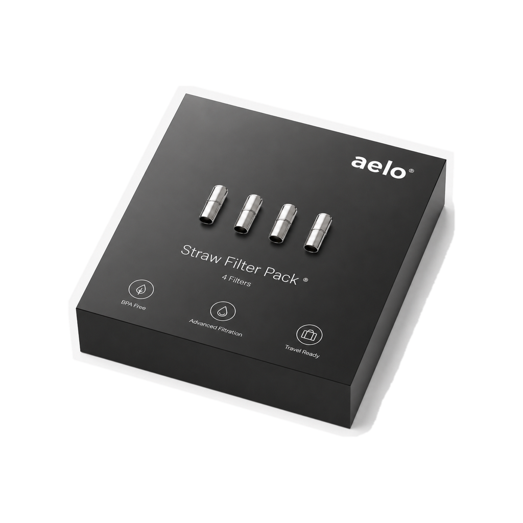 Aelo Straw Filter One-Month Supply black box