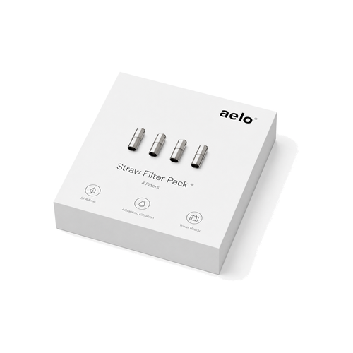 Aelo Straw Filter One-Month Supply white box